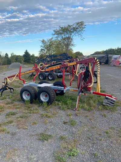 Last of old stock. Kranman Model T1650 with extended boom loader suitable for 24-40HP compact tracto...