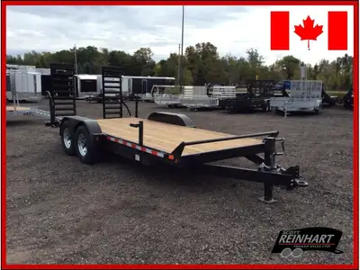 2026 Canada Trailers 82x18 7 Ton Equipment Trailer 15,120LB GVWR, (2) 7000LB Axles with Easy Lube Sp...