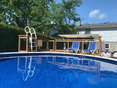 SUMMER CLEARANCE SALE ON ALL IN STOCK ABOVE GROUND POOLS. 50$ OFF ALL COMPLETE POOL PACKAGES. PLEASE...