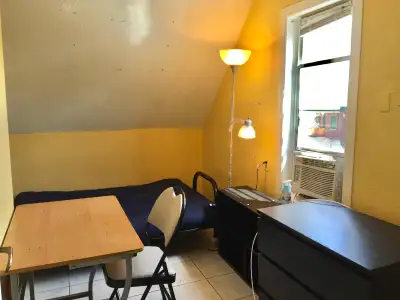 BLOOR SPADINA PRIVATE WASHROOM PRIVATE STUDIO KITCHENETTE fridge Microwave Cook subway Next Door WAL...