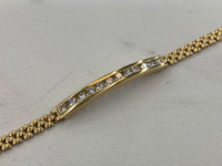 Gorgeous 14K Gold & VVS Diamond Bracelet - 0.84 TCW