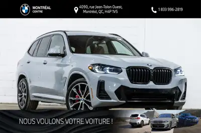 *English below* *Français:* Ce superbe BMW X3 xDrive30i, provenant d'un seul propriétaire ayant effe...