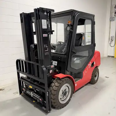 2024 ELF 70 Diesel Forklift – 7,700 lb Capacity | Fork Positioner + Side-Shift | Heated Cabin | Heav...