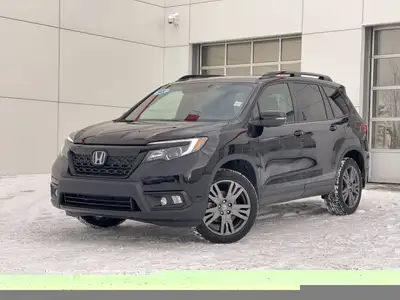 Our 2021 Honda Passport EX-L in Crystal Black Pearl is in stock and all up to date on maintenance af...