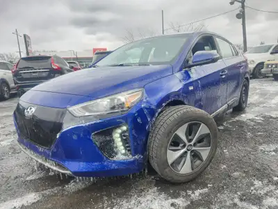 GARANTIE 1 ANS CREDIT DIRECT EN LIGNE AU WWW.AUTO-INTERNET.CA WOW 2019 HYUNDAI IONIQ EV PREFERRED TO...