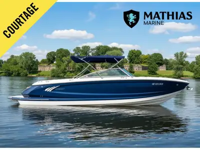 Bateau Plaisance COBALT A28 2017 Concessionnaire de bateaux et pontons neufs et d'occasion Mathias M...