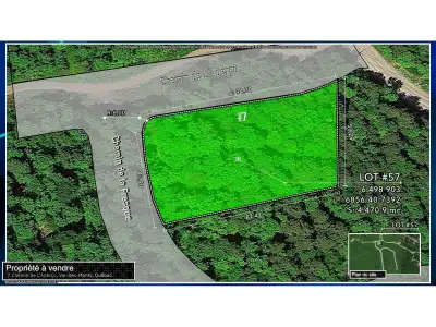 Lot 57: Beautiful, easily accessible land with construction platform and garage and possible front w...