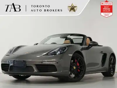 This 2017 Porsche 718 Boxster S is a local Ontario vehicle with a clean Carfax report, this it's a t...