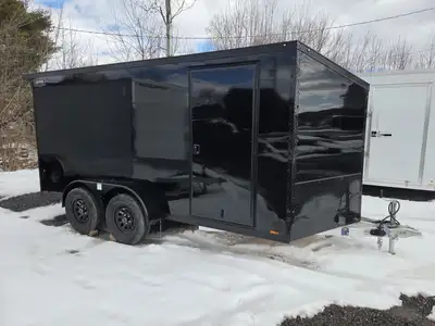 ???? 2026 LIGHTNING 7x14 ALL-ALUMINUM ENCLOSED TRAILER BLACKOUT PACKAGE ???? ???? IN STOCK READY TO...