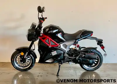 Welcome to the Venom x21 50cc Automatic Motorcycle. The Venom x21 is a 49.4cc Moped / Scooter that h...