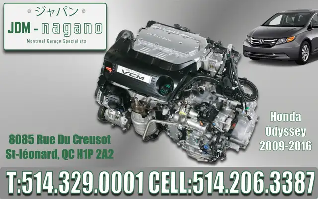 Moteur Honda CRV 2.4 AWD FWD 2.4 K24 Engine JDM K24A motor in Engine & Engine Parts in Laval / North Shore - Image 4