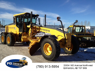 2009 Volvo G960 Motor Grader A/C cab 14' moldboard 17.5 x R25 Michelins 7350 hours Excellent conditi...