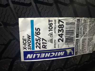 These are NEW Michelin X-Ice Snow Top Line Winter Tires. 225 65 17 These also come as original equip...