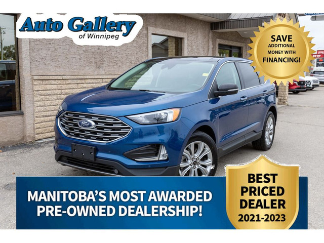 2023 Ford Edge TITANIUM AWD | SUNROOF | LEATHER | REMOTE STARTER in Cars & Trucks in Winnipeg