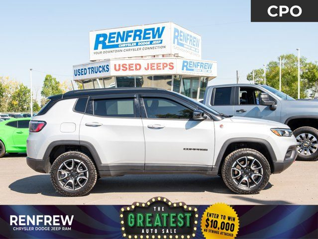 2024 Jeep Compass Trailhawk 4x4, Heated Leather, Remote Start in Cars & Trucks in Calgary