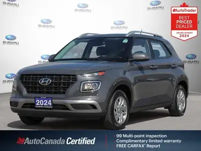New Price! Ecotronic Gray 2024 Hyundai Venue Preferred Alloys | Backup cam | Bluetooth FWD CVT I4 AP...