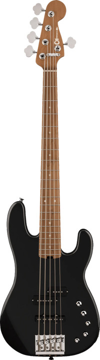 Charvel Pro-Mod San Dimas Bass PJ V, Metallic Black