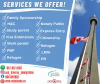 IMMIGRATION SERVICES WE OFFER!