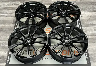 Replica TA03 Matt Black Wheels Fits Toyota Highlander, Toyota Venza, Toyota RAV4 -Wheel Size: 20x8.0...