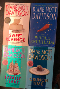 Diane Mott Davidson books $4 each mystery