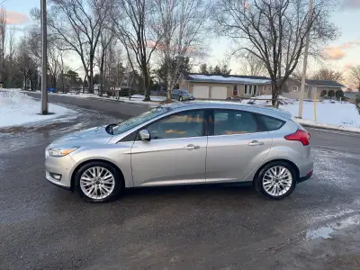 2017 Focus Titanium hatchback - 2.0 litre auto FWD - remote start , rear camera , A/C , cruise , hea...