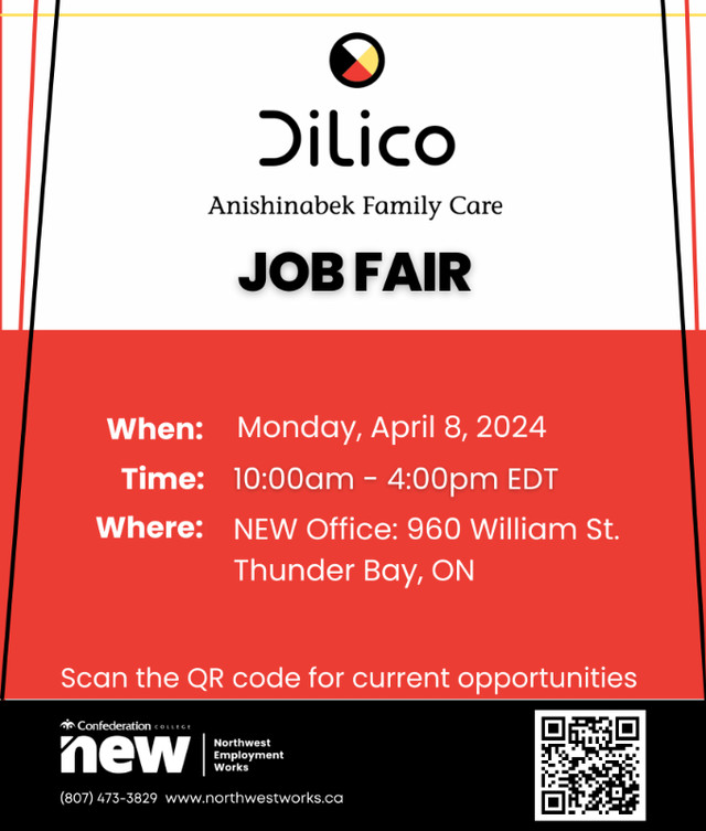 Dilico Job Fair in Child Care in Thunder Bay