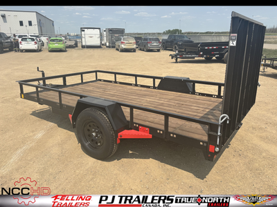 True North 12'x77" TRAILER, CHANNEL UTILITY, 3500# SINGLE AXLE. Whether you’re using it for personal...