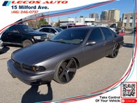 All vehicles come with a full vehicle History Report, ask to see it! 1996 chevy impala SS 22 inch wh... (image 1)