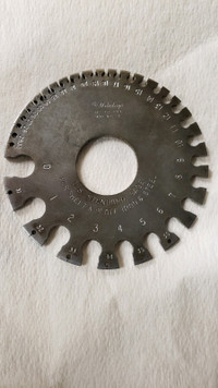 Mitutoyo 950-203, U.S. Standard Wire Gage for 0-36 Gage