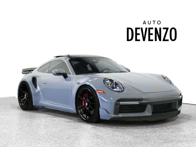 2024 Porsche 911 Turbo Coupe SportDesign Package Arctic Grey /