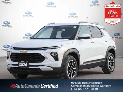 Recent Arrival! Summit White 2024 Chevrolet TrailBlazer LT AWD 9-Speed Automatic ECOTEC 1.3L Turbo H...