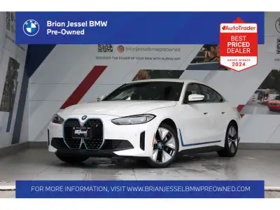 2023 BMW i4 eDrive35 Electric Motor RWD Single-Speed Automatic EXTERIOR - ALPINE WHITE INTERIOR - TA...