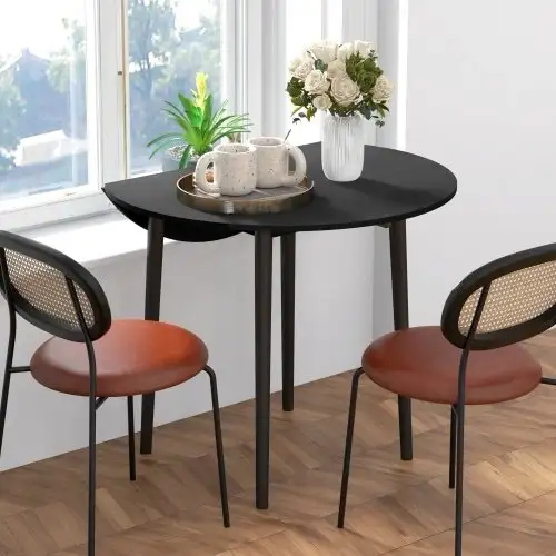 BNIB - HOMCOM Folding Dining Table, Round Drop Leaf Table... LOT in Dining Tables & Sets in Oshawa / Durham Region - Image 8
