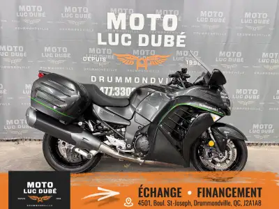 2018 Kawasaki Concours 14 ABS Kawasaki Concours 14 ABS 2018 45 728 KM FREINS ABS K-TRC VALISES POIGN...