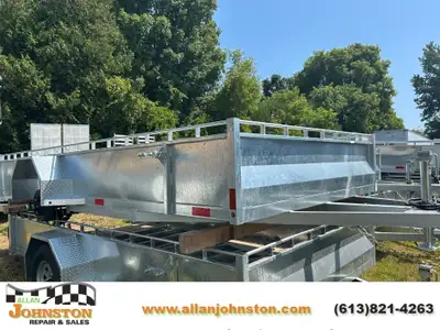Welcome to Allan Johnston Repair & Sales 7x14 single axle galvanized utility trailer Standard Featur...
