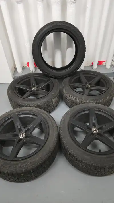 4 Braelin BR08 20inch Wheels with Falken Wildpeak All Terrain 245/50 R20 Tires. 5 Bolt pattern 5x130...