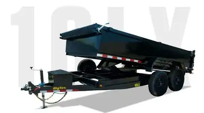 The 10LX Tandem Axle Dump Trailer is a medium-duty dump trailer that comes with an 83’’ wide bed, gi...