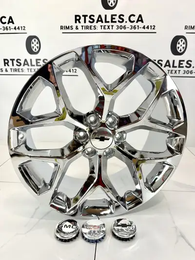 Set of four NEW Replica GMC Snowflake 20 inch rims New rims in boxes. FIts Chevy Chevrolet Gm GMC 15...