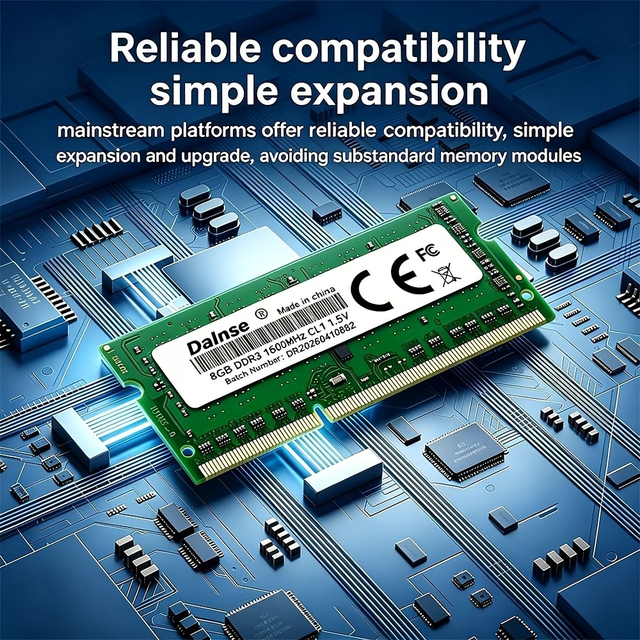 High-Speed 1.5V DDR3 8GB 1600Mhz SO-DIMM Memory Stick in Flash Memory & USB Sticks in Mississauga / Peel Region - Image 2