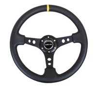 NRG RST-006 Steering Wheel Black Yellow
