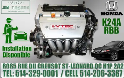 2001 2002 2003 2004 2005 2006 2007 2008 2009 2010 2011 2012 2013 2014 Honda Engine, Moteur Honda 1.7...