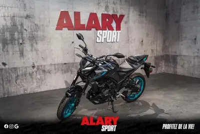 Alary Sport Cette MOTOCYCLETTE YAMAHA MT-03 2024 est disponible DÈS MAINTENANT! Contactez-nous au 45...