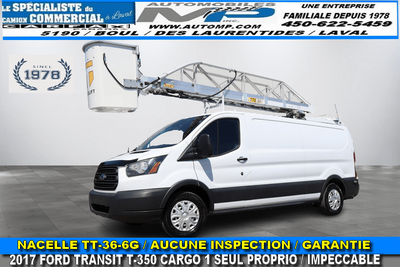 2017 Ford Transit-350 1 SEUL PROPRIO SEULEMENT 95.000 KM CERTIFIÉ / 2017 FORD TRANSIT T-350 148WB AV...
