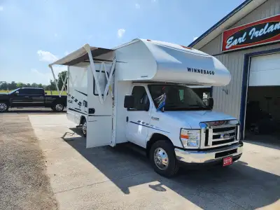 2019 Winnebago Outlook Voyager 22E Class C Motorhome E 350 Chassis 6.8L V10 Engine Automatic Transmi...