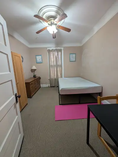 1 room available in a 4 bedroom unit for a short stay only from August 01- August 30, 2026. Semi fur...