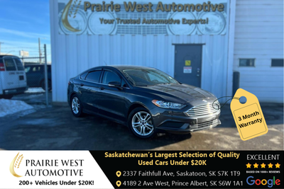 2018 Ford Fusion SE Call: (306) 380-8858 Text: (306) 380-6163 to schedule a test drive or learn more...