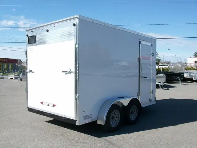 2025 Weberlane CARGO 7' X 12' V-NOSE 7'HT RAMPE VTT MOTO TRACTEU in Cargo & Utility Trailers in Laval / North Shore - Image 7