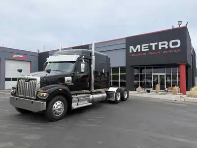 2023 Black Western Star 49X, 72” Midroof XT, Eaton 18 speed manual, 3.55 Ratio, 300 US gallons total...