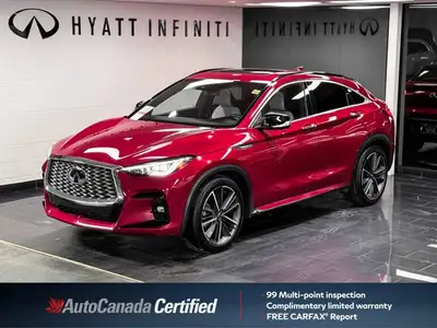 The 2023 INFINITI QX55 Essential is the mid-tier sweet spot of the lineup, combining the aggressive...
