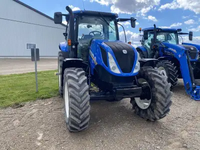 2022 NEW HOLLAND T6.160 TRACTOR STOCK #A108281 135 ENGINE HP 115 PTO HP 540/1000 PTO MFD FRONT FENDE...